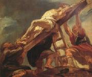Peter Paul Rubens The Raising of the Cross (mk05) oil painting on canvas